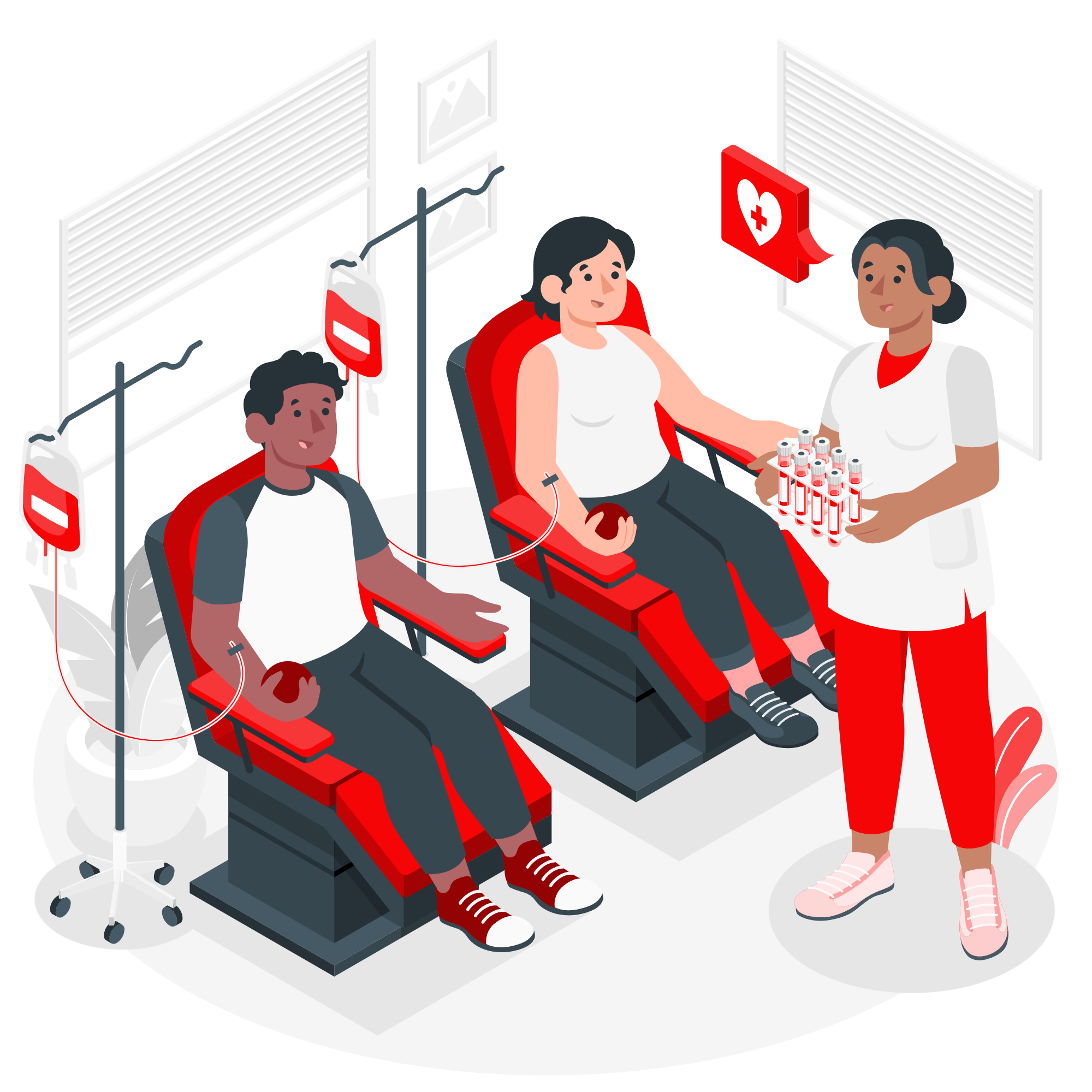 Foto referente a doação de sangue 